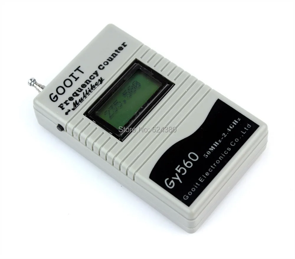 Портативная рация цифровой счетчик частоты для 2-канального радио GSM CDMA 50 МГц-2400