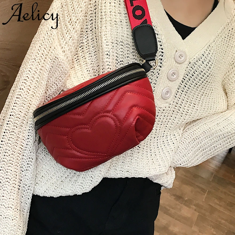Женская сумка через плечо Aelicy модная однотонная высокого качества с карманом для
