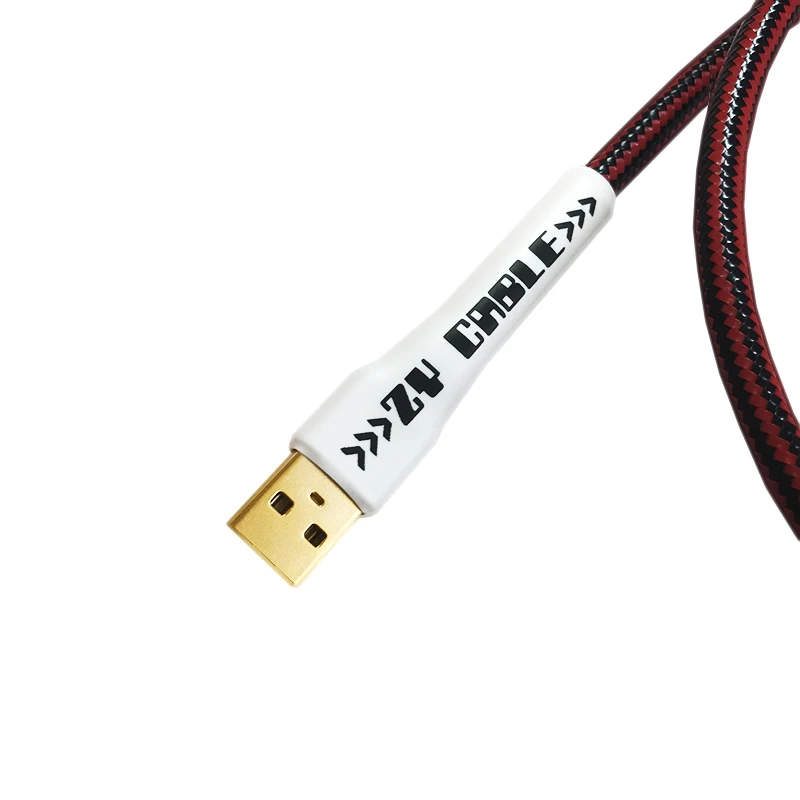 Hi Fi кабель ZY Fanmusic высококлассный USB 6N OCC для подключения к ПК Topping DX7S D50 SMSL M8A