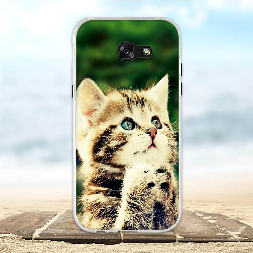 54 Для samsung Galaxy A3 Чехол Мягкий ТПУ силиконовый для samsung Galaxy A5 чехол с животным узором для samsung A3 A5 Funda - Цвет: 54