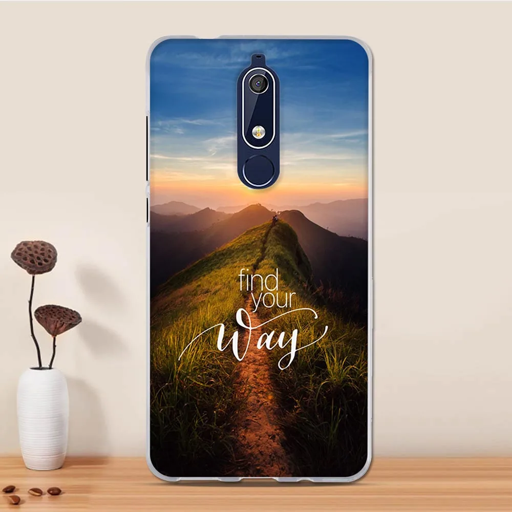 47 Чехол для Nokia 5,1 чехол силиконовый 3D мягкий чехол для телефона из ТПУ для Nokia5.1 Nokia 5. 1 Funda Coque для Nokia 5,1 чехол Capa Shell - Цвет: 47