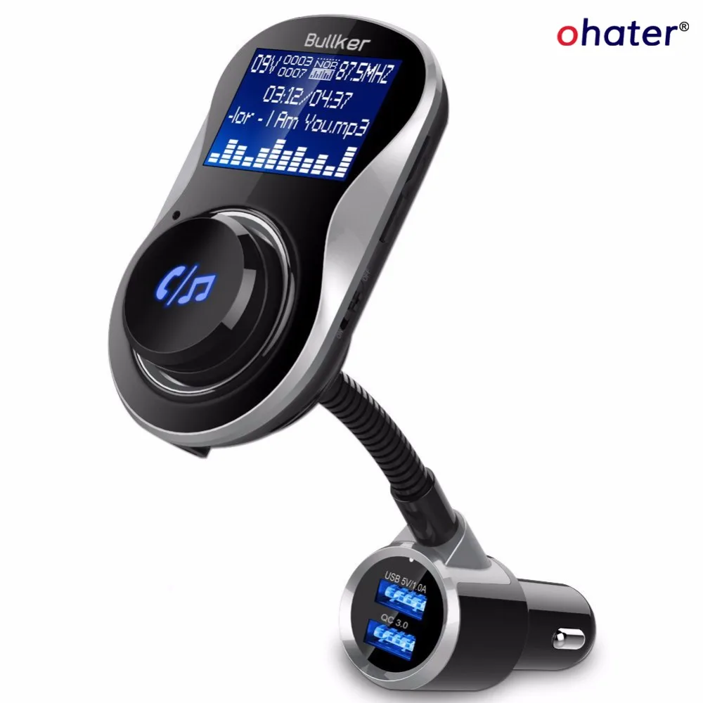 Беспроводной Bluetooth fm передатчик MP3 USB автомобильное радио Aux адаптер приемник для