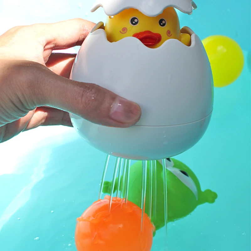 Мультяшное яйцо детские игрушки для ванной комнаты воды купания летние пляжная