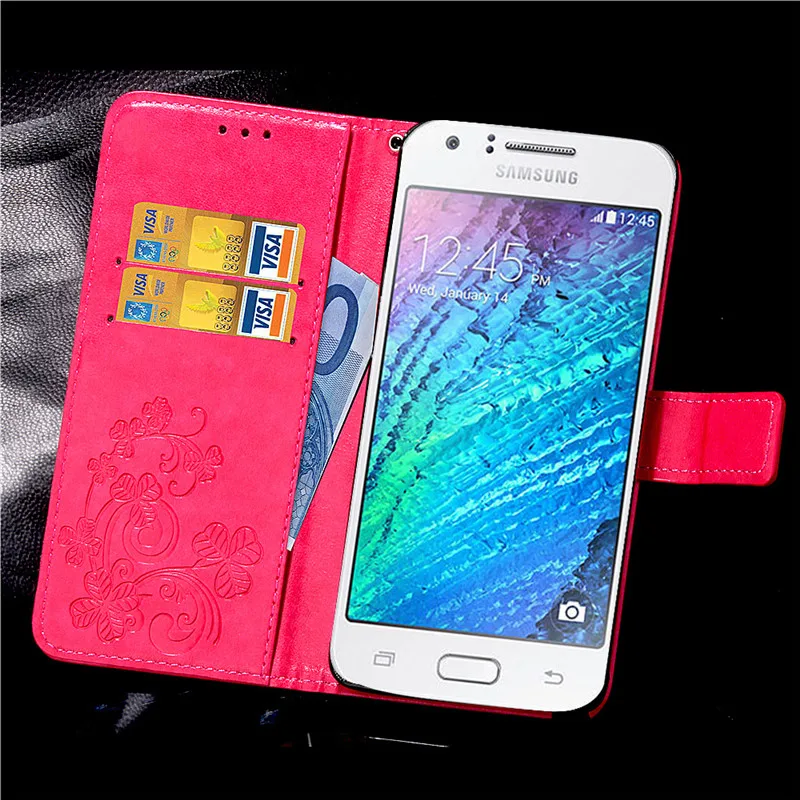 Чехол для Samsung Galaxy J1 2016 мягкий силиконовый Роскошный кожаный флип-чехол J 1 6 Mini