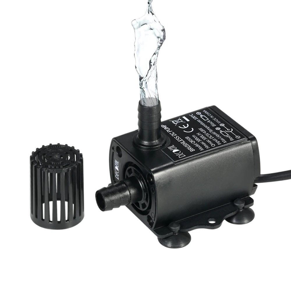 USB DC5V 2 4 W Ультра-тихий мини Бесщеточный Водяной насос Водонепроницаемый