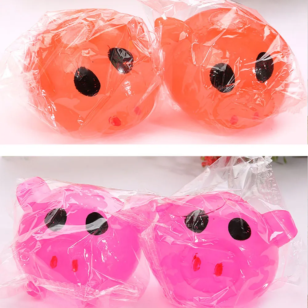 2018 Новый стиль 1 шт. антистрессовая декомпрессия Splat Ball Pig Toys Vent Toy Smash различные