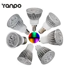 1 шт. GU10 E12 E14 E27 светодиодная лампа 9 Вт 12 Вт 15 Вт супер яркий AC85-265V прожектор лампы потолочные светильники и освещение для гостиной лампы