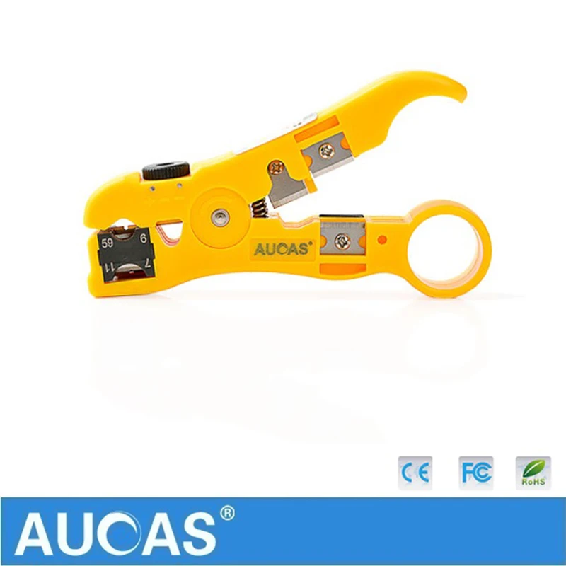 AUCAS инструмент для зачистки кабеля Rj45 щипцы кусачки проводов устройство снятия