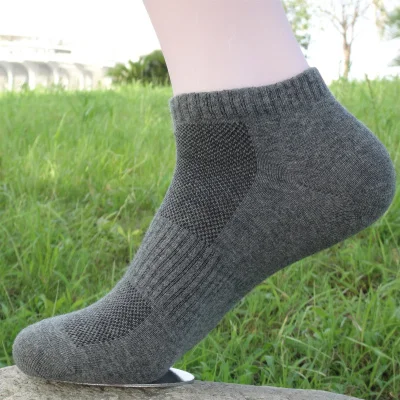 

10pair Solid Color 3d Men Socks Invisible Men's cotton Ankle Socks Summer Breathable Compresion Socks Boat Sock man male net sox