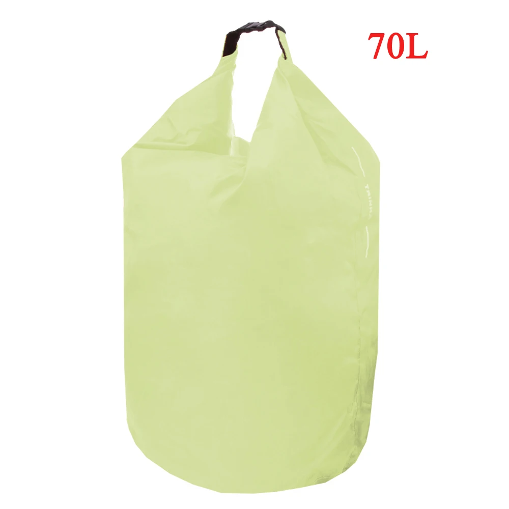 70L /8L/40L/70L Открытый водонепроницаемый мешок Каякинг рафтинг сухой мешок гребли рыболовный мешок плавательный мешок для хранения Сумка для кемпинга Пешие прогулки - Цвет: 70L