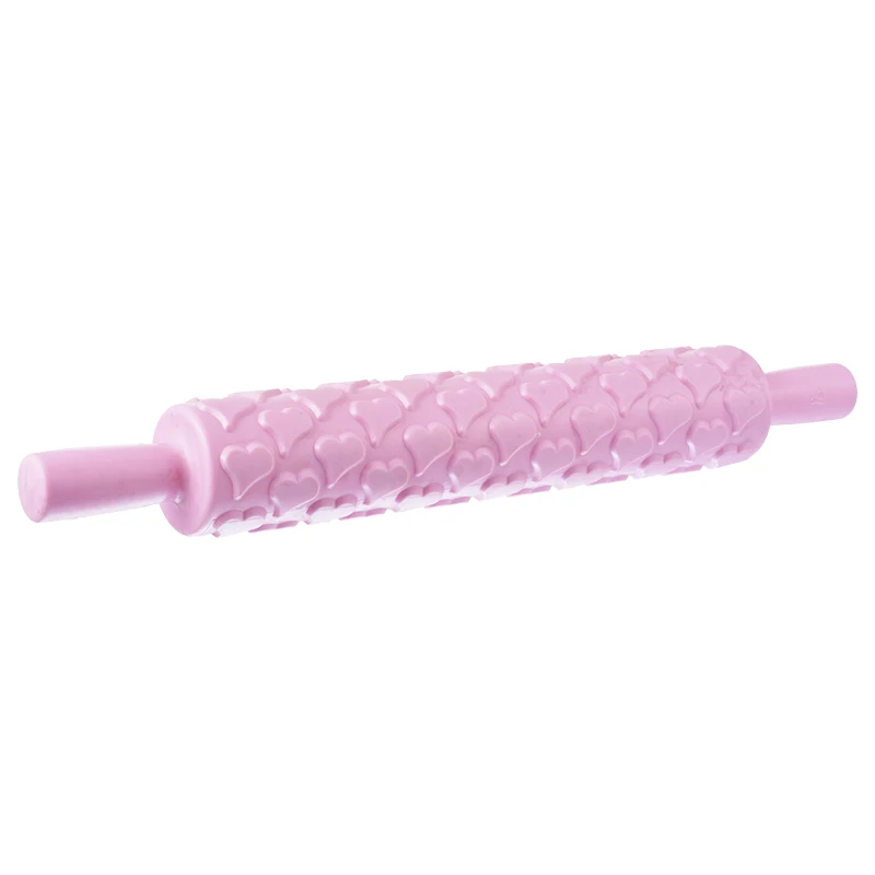 Urijk Pastic антипригарный Fondant Rolling Pin тиснение торт тесто ролик украшения ремесла DIY