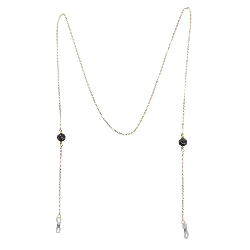 Уникальные Белые и черные стразы очки для очков солнцезащитные держатель