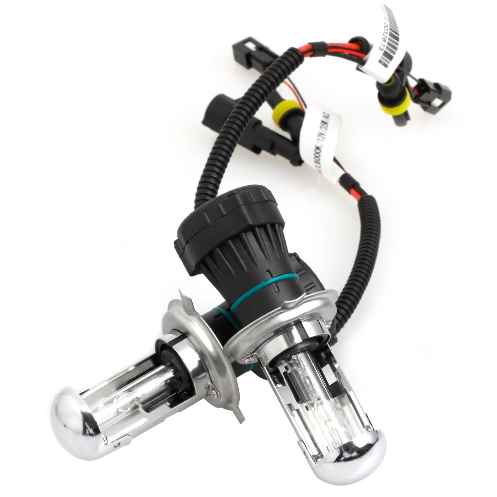 

2Pcs 35W Bi-Xenon Hi/Lo Beam HID White Bulb Car Headlight Light Lamp H4 6000K
