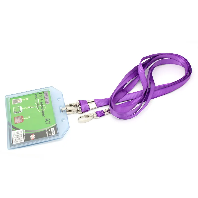 

Creative Polyester ID Card Neck Strap Lanyard Badge Holder & Accessories Holding For ID Card 4 Colors 46cm(18 1/8")long,10PCs