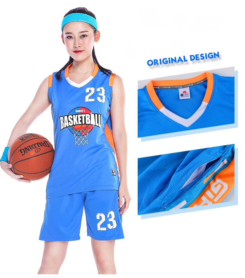 5 шт./комплект женская спортивная баскетбольная форма | Спорт и развлечения