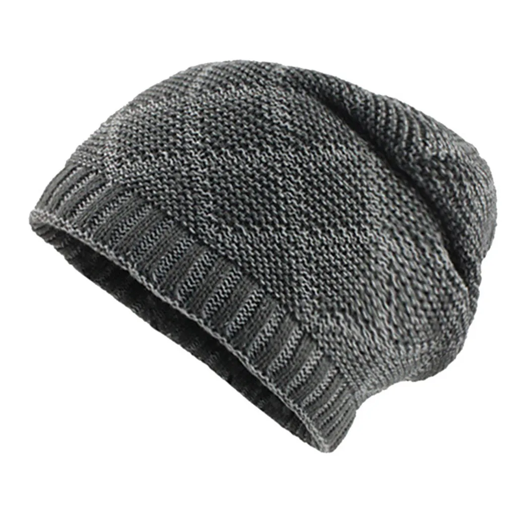 Womail warm thick crochet winter wool knit casual hat fashion solid color M301212 | Аксессуары для одежды