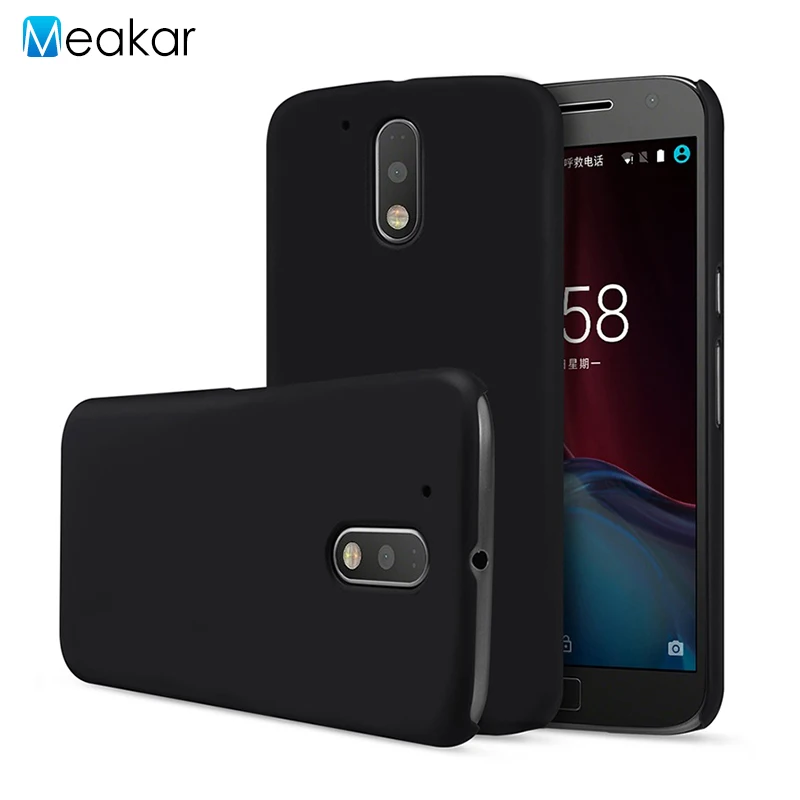 Чехол 5.5для Moto G4 чехол для Motorola lenovo Moto G4 G Plus 4Th Gen Xt1622 Xt1641 Xt1644 Xt1640 Xt1642 чехол - Цвет: black