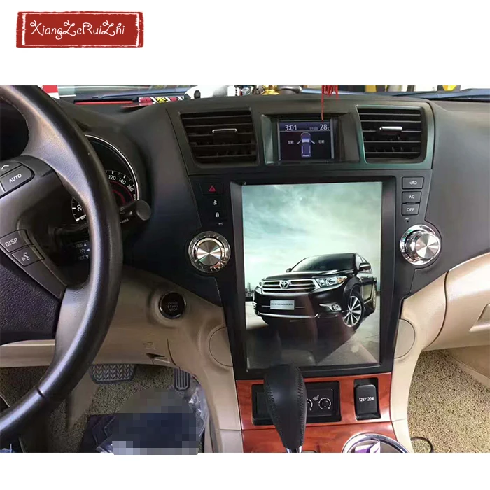 121 дюймовый android автомобиля Авторадио gps навигационная система для TOYOTA Highlander с