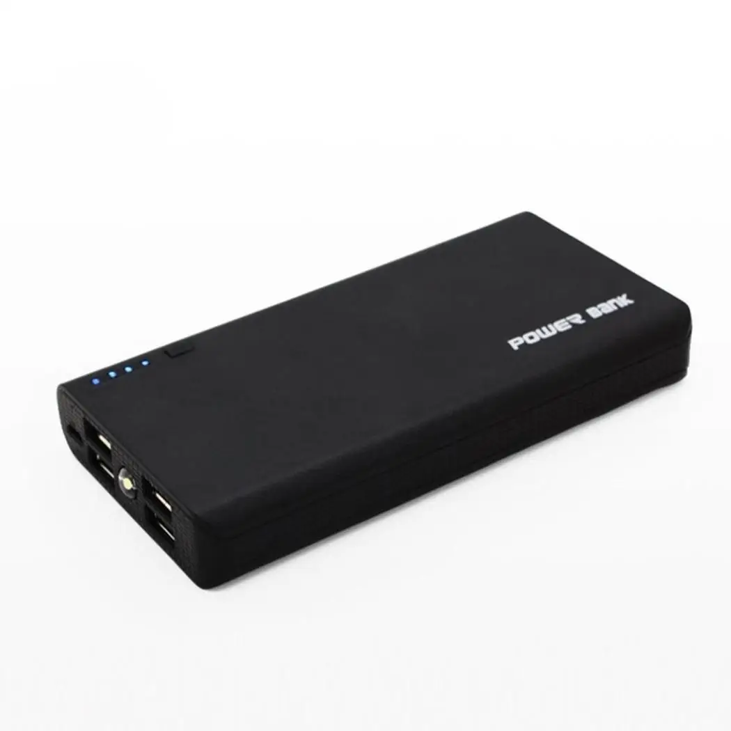 4 USB выходы power Bank чехол DIY Kit портативный внешний аккумулятор зарядное устройство