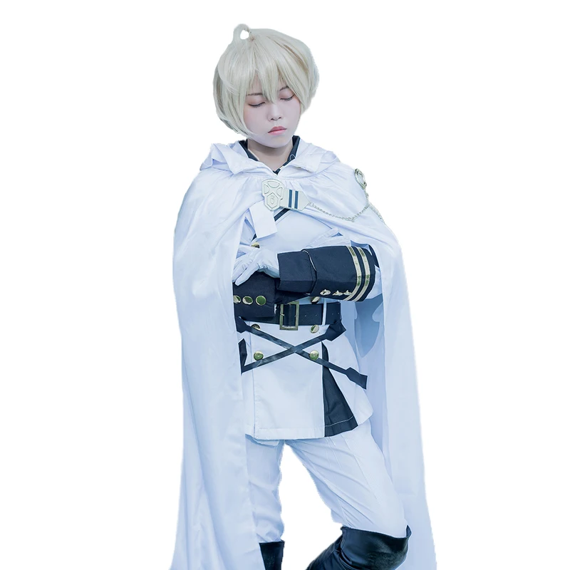 Костюм для косплея серофа из аниме Конец костюм Owari no Seraph Mikaela Hyakuya парик высокого