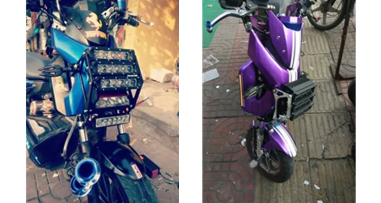 Ретро CG светодиодный Кронштейн передней вилки мотоцикла MSX125 головной светильник Универсальный Для Honda Grom MSX125 125SF 2013- противотуманный светильник