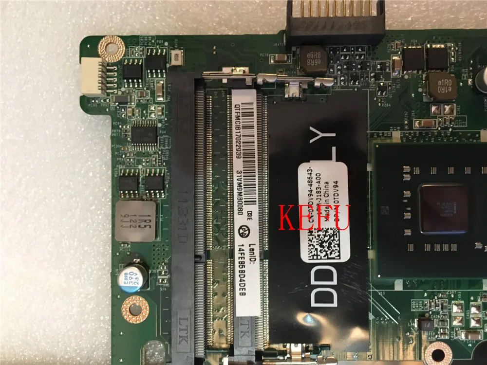 KEFU для CN 0TDV94 Dell Vostro 1015 материнская плата ноутбука DAVM9NMB6D0 REV: D mPGA479M GM45