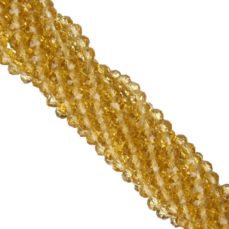 Лидер продаж 6 мм 100 шт./лот биконусные разноцветные стеклянные бусины граненые