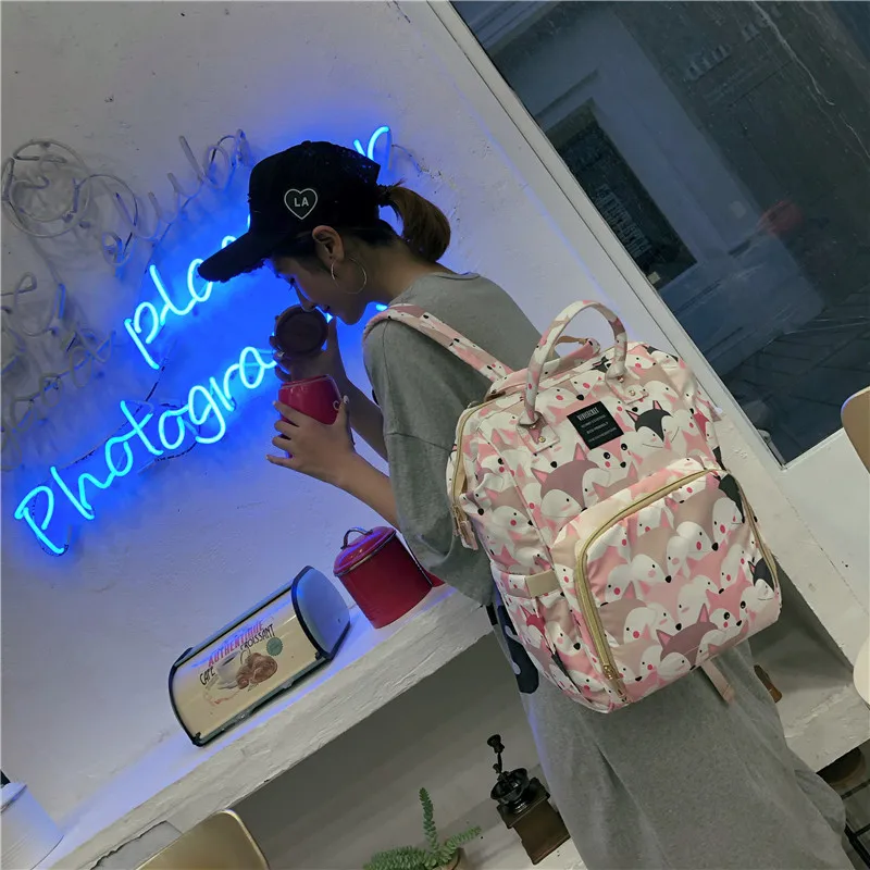 Сумка для детских подгузников рюкзак модная сумка мам брендовый смены Bolsa