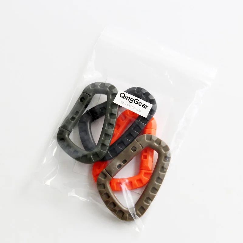 4 шт. карабины для ключей из твердого полимера | Спорт и развлечения