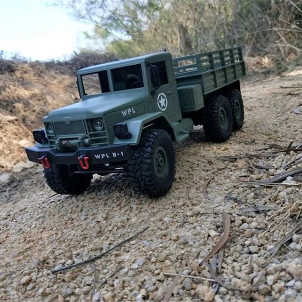 WPL 1/16 Радиоуправляемый автомобиль 6WD внедорожный военный с дистанционным