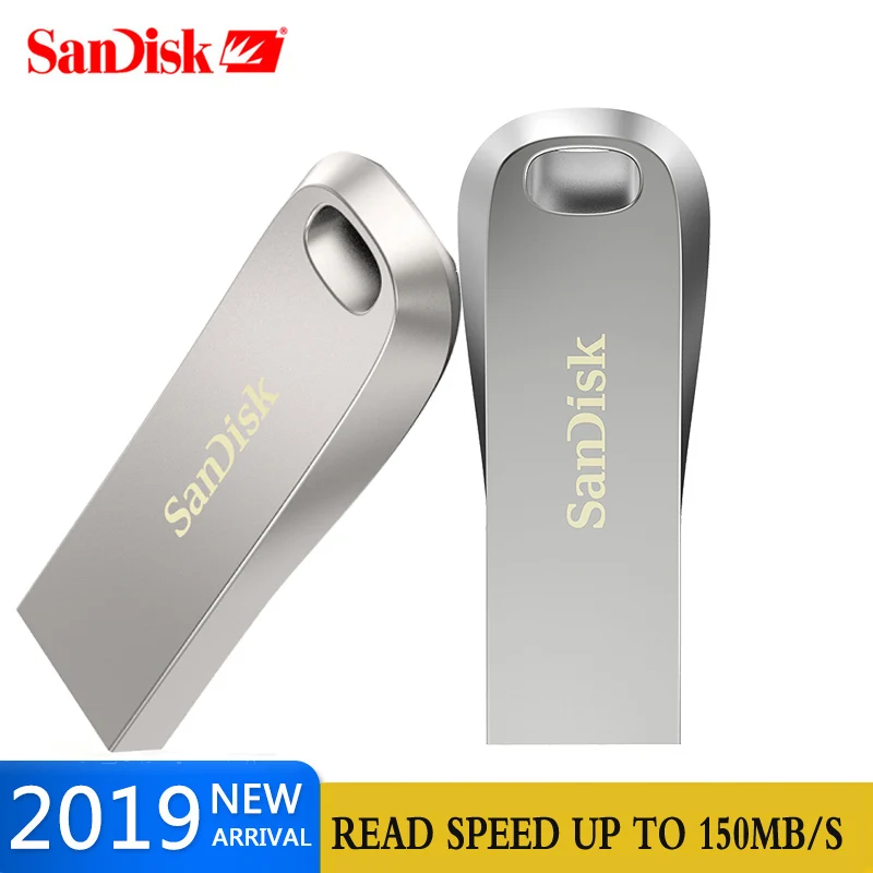 Флеш накопитель SanDisk USB 128 объемом ГБ флеш 16 32 64 мини металлический для