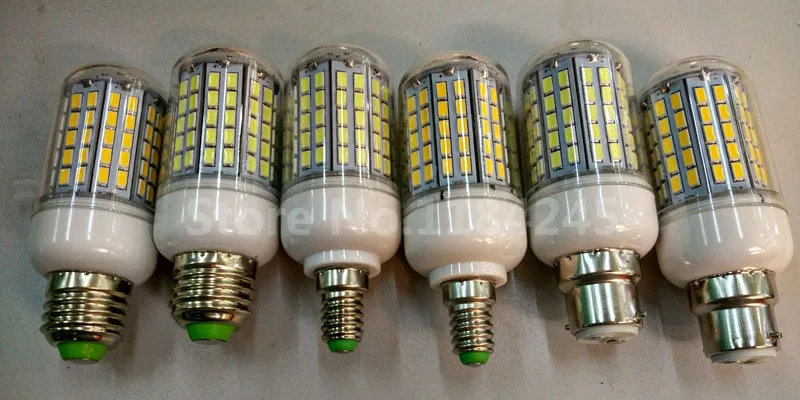1 шт. 100% 10 Вт E27 B22 E14 светодиодная кукурузная лампа 96 светодиодов AC 220 В 240 SMD 5730