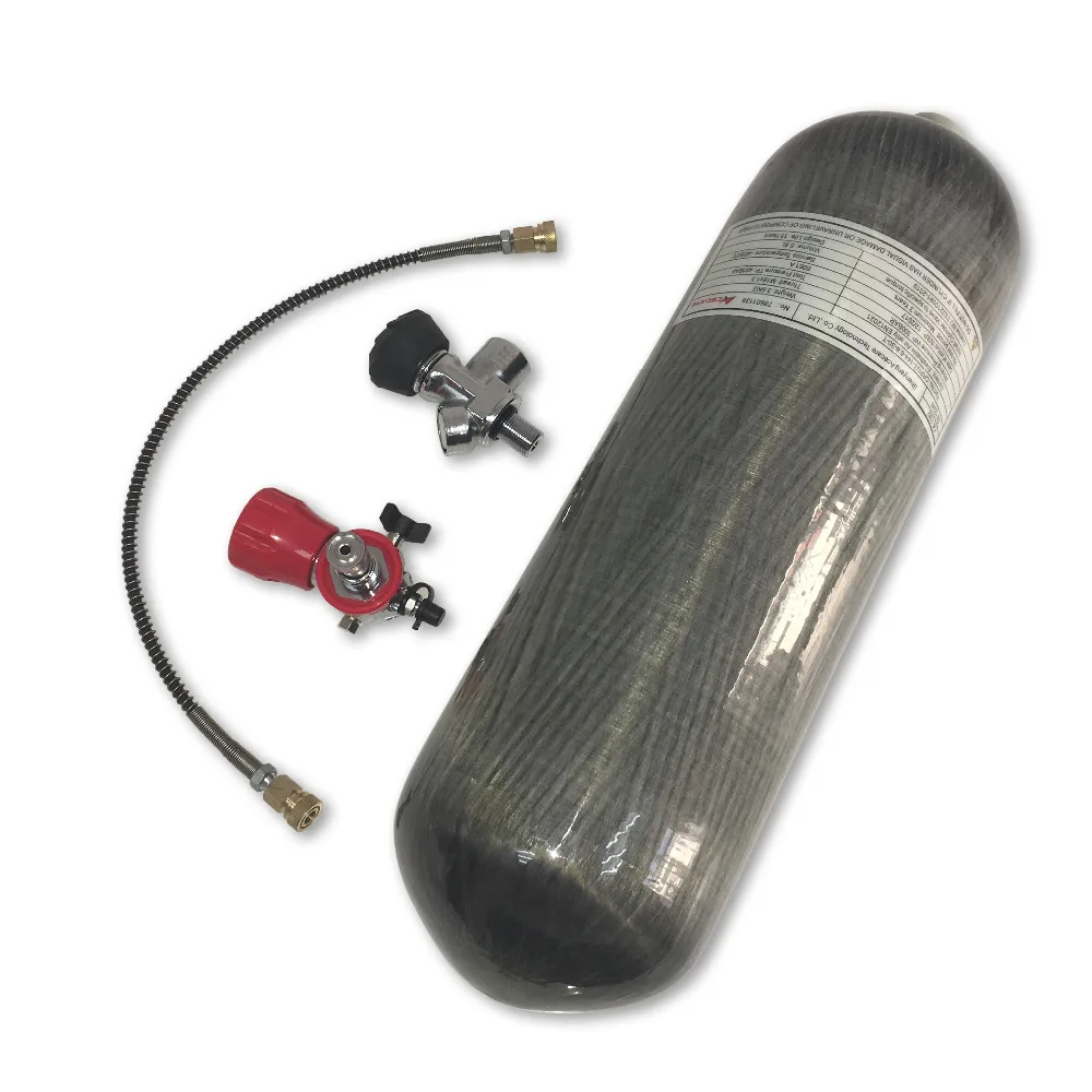 Verkaufen AC109301 Hpa Gewehr Druckluft 300 Bar/4500psi Carbon Air Tank Pcp Air Gun Hochdruck Zylinder ACECARE Kaufen China Direkten