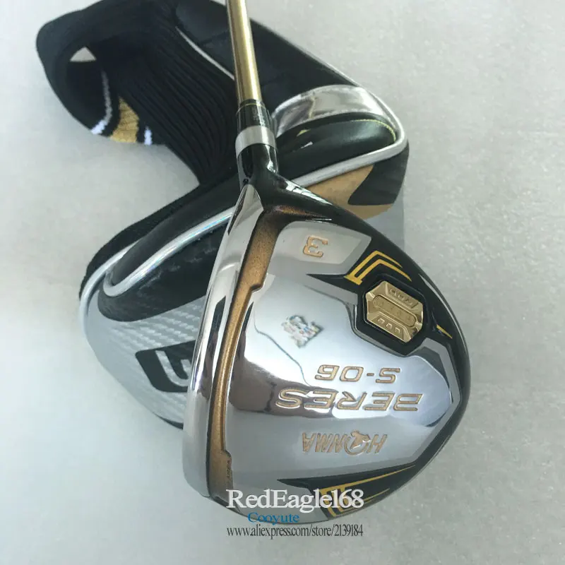 Фервеи для гольфа дерево HONMA S-06 4 звезды гольф-клубов 3/5 Деревянные клюшки графитовый Вал R или S гибкий гольф вал Cooyute