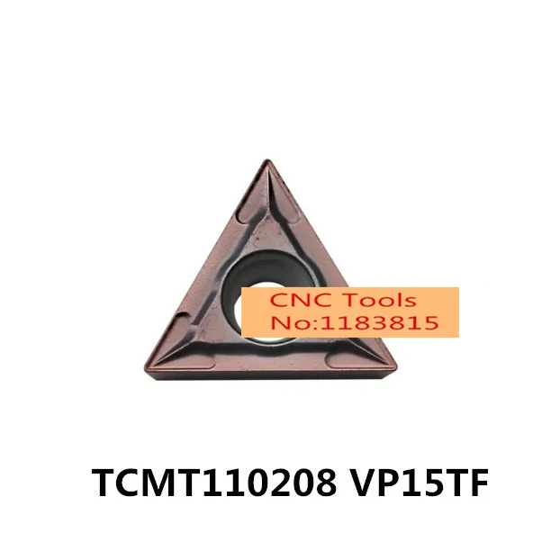 10 шт. TCMT110202 VP15TF/TCMT110204 VP15TF/TCMT110208 VP15TF твердосплавные вставки для токарного