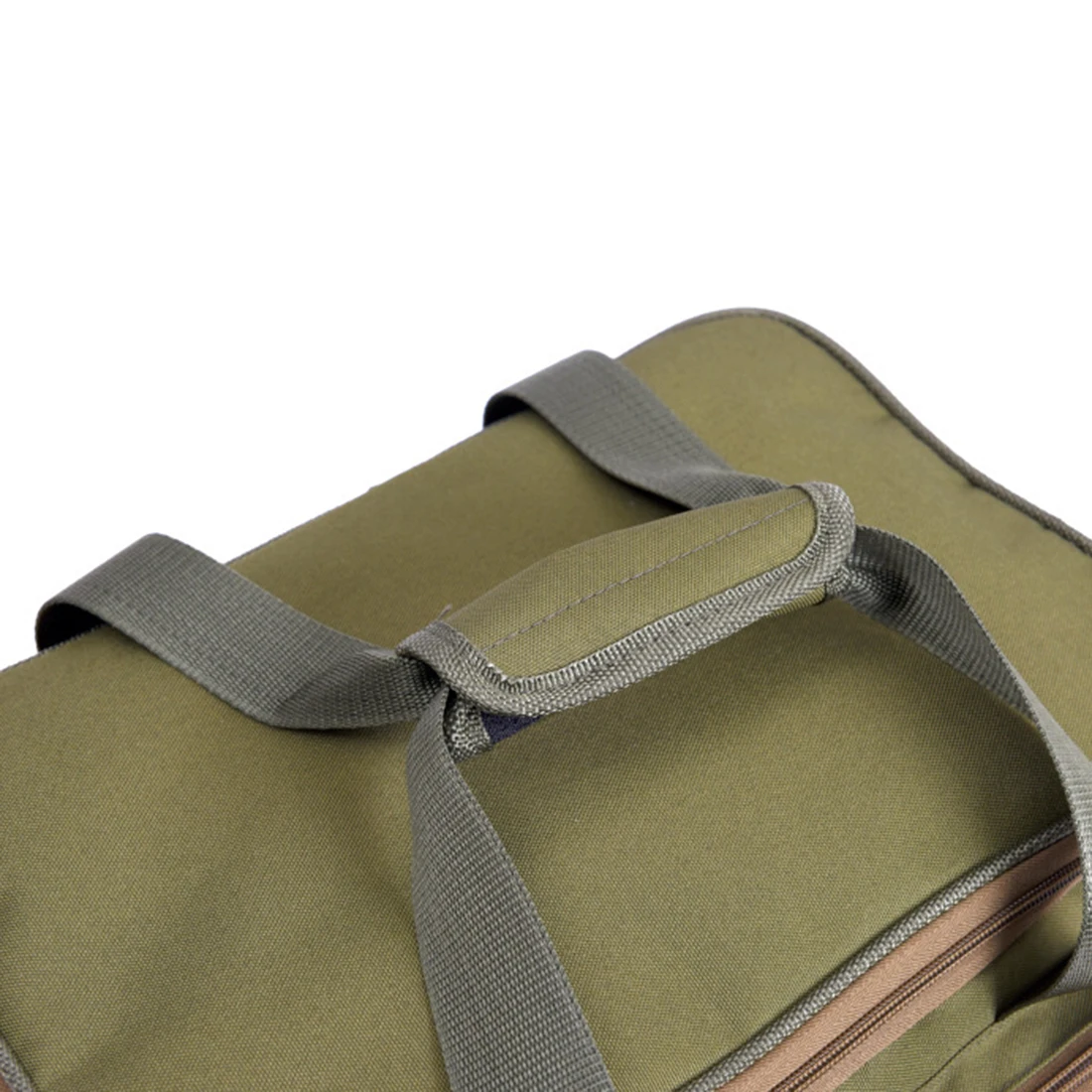 Army Green Men Women Durable Canvas Fishing Bag Gear Storage Single-shoulder for Outdoor - | Спорт и развлечения
