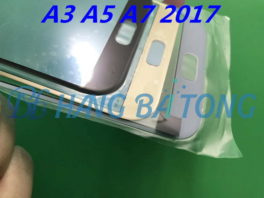 Сменное внешнее оригинальное стекло для samsung Galaxy A3 A320 A5 A520 A7 A720 ЖК-дисплей сенсорный экран передняя стеклянная линза