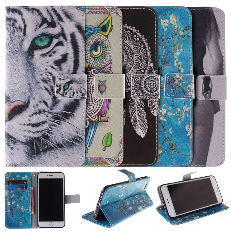 Роскошный кожаный чехол с откидной крышкой и подставкой для iPhone 6 s plus / 7 Plus чехлы