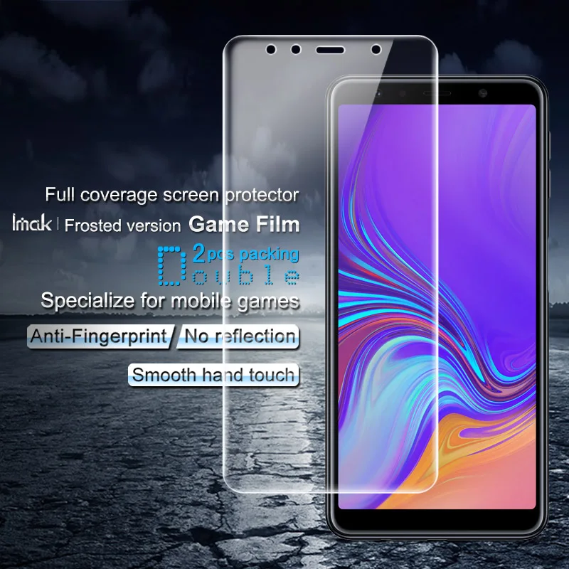 Imak Anti fingerprint матовая Гидрогелевая пленка для samsung Galaxy A7 2018/A750F Защитная экрана Full