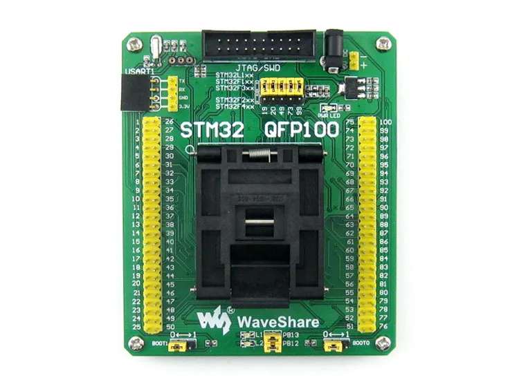 STM32-QFP100 QFP100 TQFP100 FQFP100 PQFP100 STM32 Yamaichi IC Test Socket Adapter 0.5mm Pitch