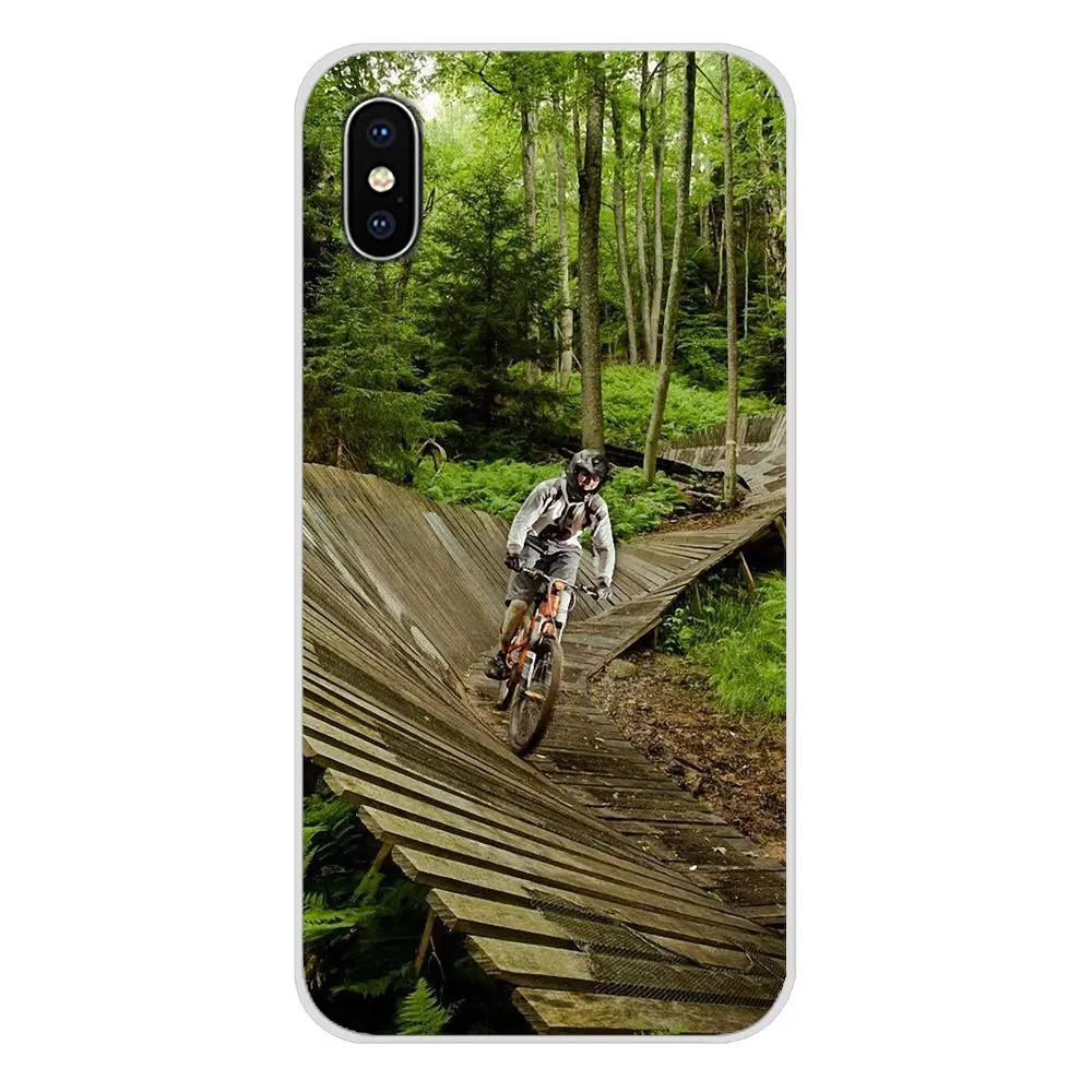 2018 горный велосипед Mtb сотовый телефон оболочка Чехлы для Apple iPhone X XR XS MAX 4 4S 5 5S 5C SE 6