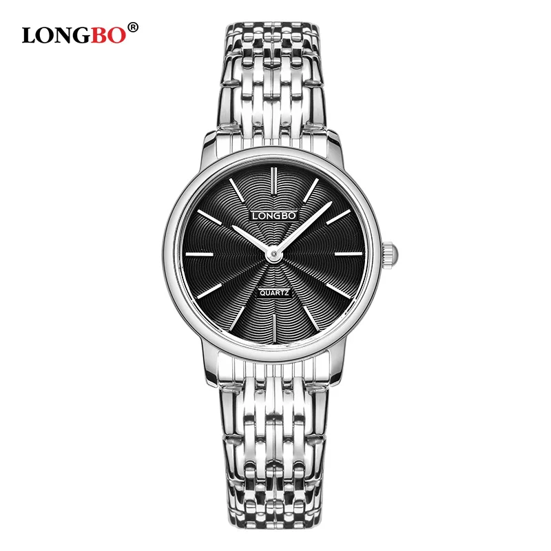 LONGBO 2019 Новый парные кварцевые часы модные цвета: золотистый серебристый ремень