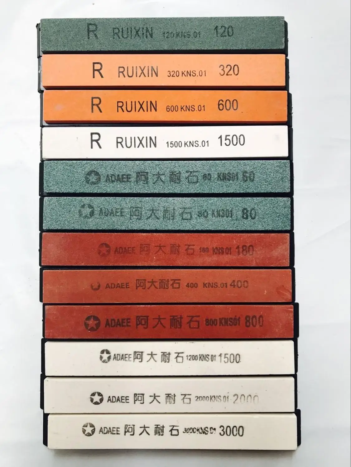 60 #80 #180 #400 #800 #1500 #2000 #3000 # RUIXIN120 #320 #600 точильный камень для Точилки ножей Система