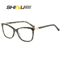 shinu brand progressive multifocal reading glasses men woman anti blue light acetate optical frame prescription eyewear rd367