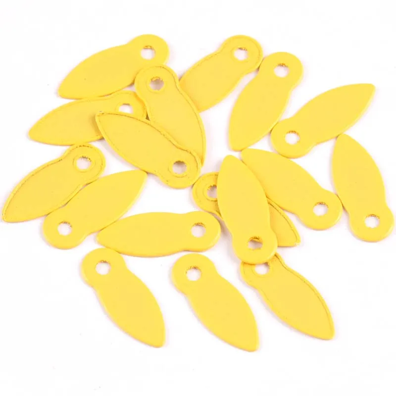 yellow 100 шт микс Brads для вращающейся кнопка блокировки Diy Фотоальбом рамка украшения Брэд Украшение скрапбукинг CP1964 - Цвет: yellow