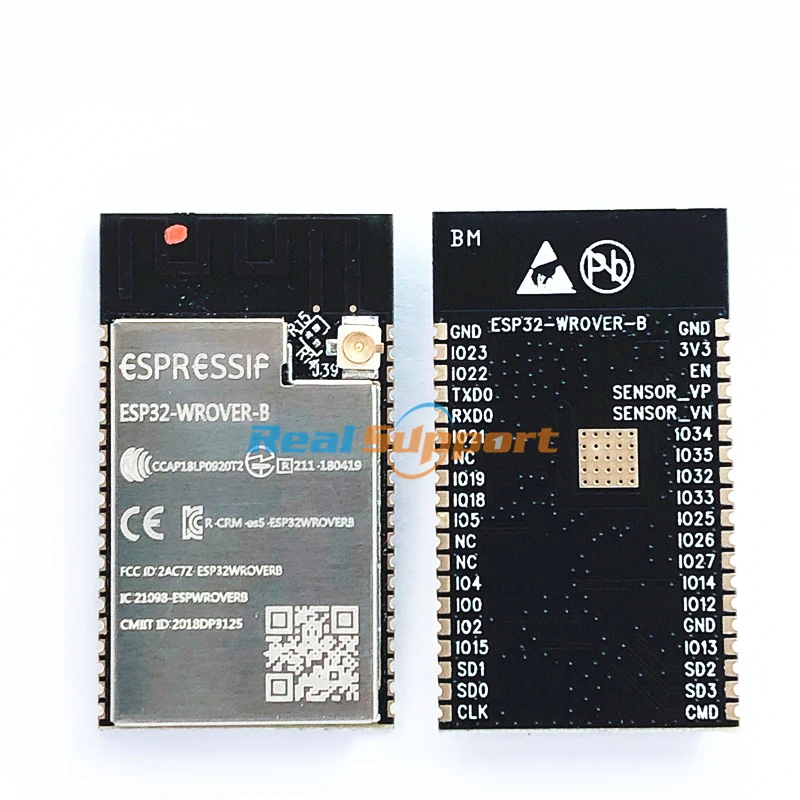 

50PCS ESP32-WROVER-IB ESP32-WROVER-IB-N4R8 SMD module ESP32-D0WD 3.3V 8MB PSRAM 4MB SPI ﬂash IPEX antenna connector