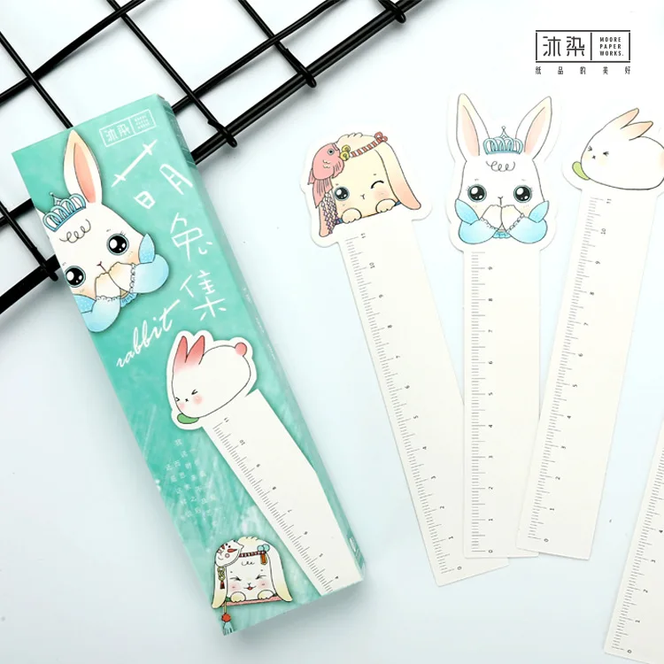 

30pcs/pack Lovely Rabbit Bookmark Book Marker Paper Clips Student Stationery Reading Accessories