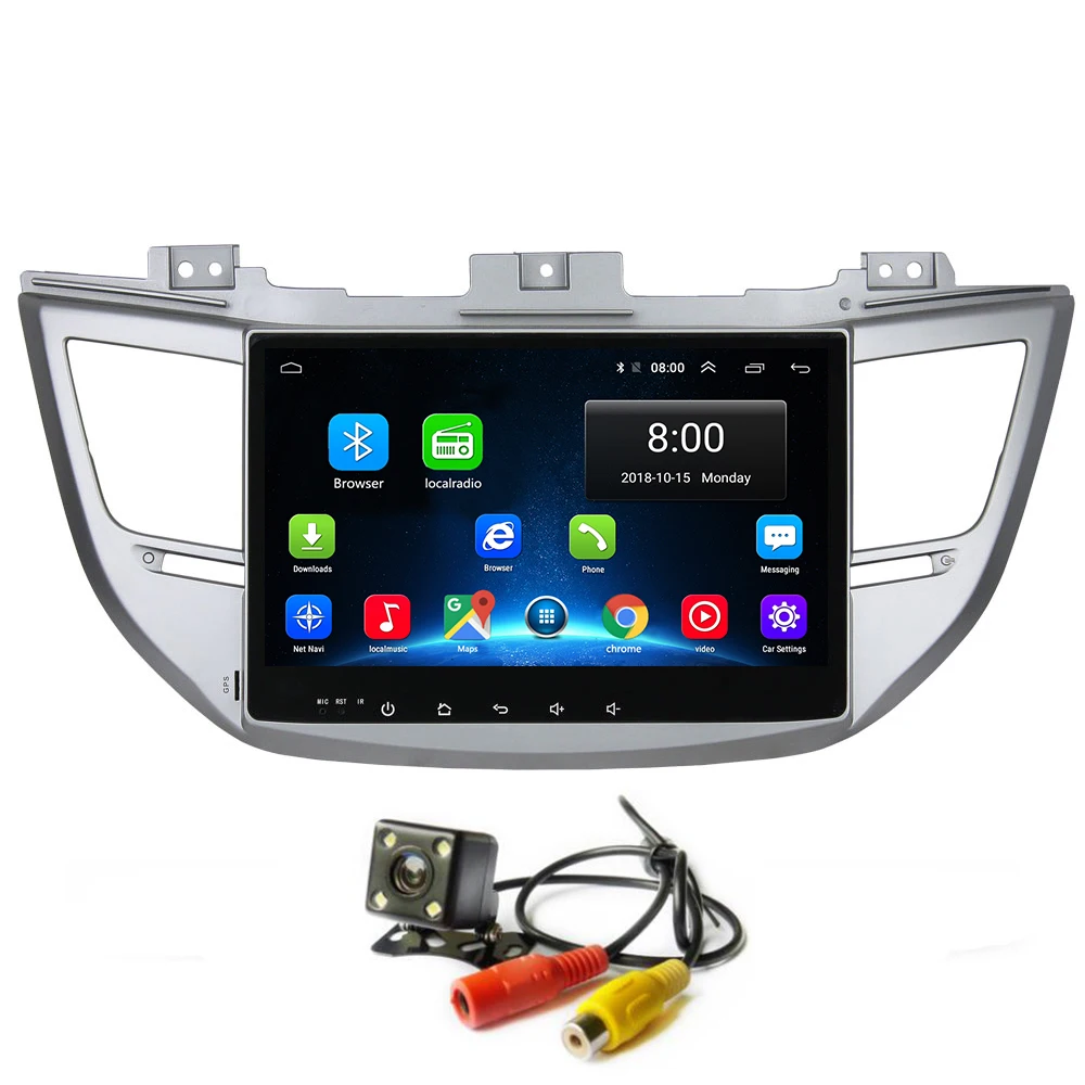 Android 8 1 автомобильный проигрыватель с радио и GPS для hyundai IX35 Tucson 2015 2017 стерео