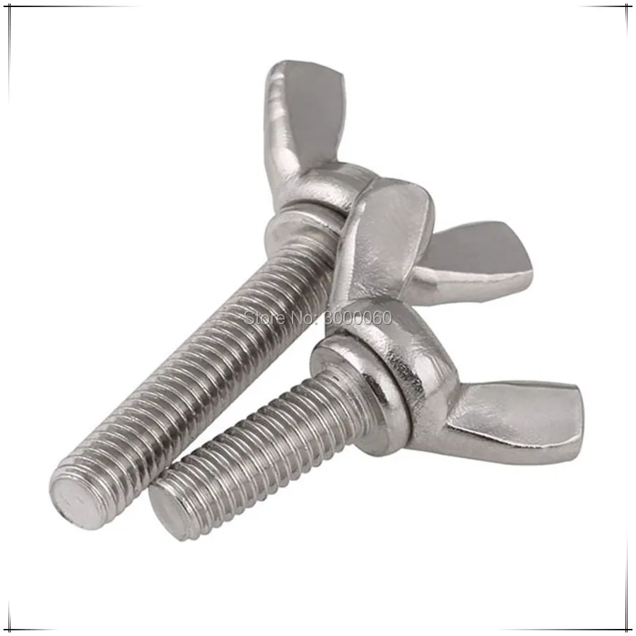 M5 M6 Нержавеющая сталь 304 Rvs Schroeven DIN316 나비볼트 Поворотный болт Винты с крыльями