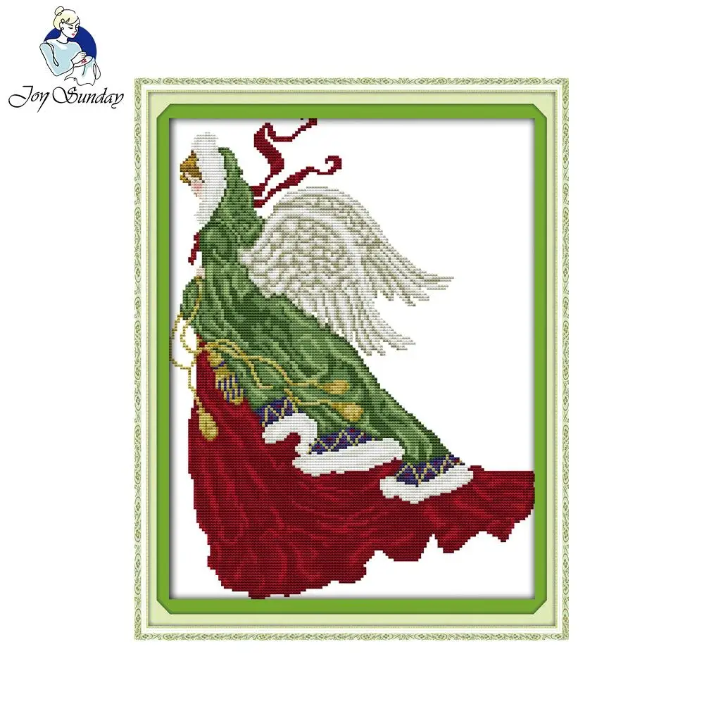 Joy sunday figure style The spring angel cross stitch and country crafts for stamped easy embroidery | Дом и сад